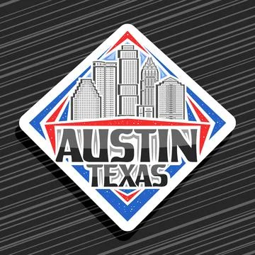 Vector logo for Austin Stock Illustration