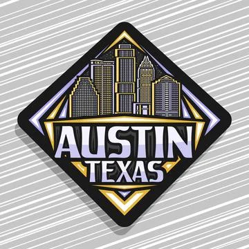 Vector logo for Austin Stock Illustration