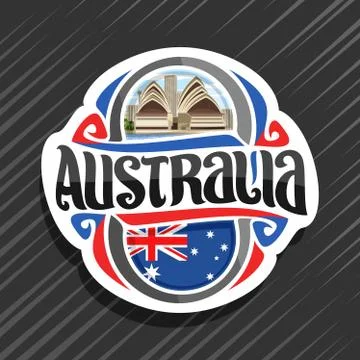 Vector logo for Australia Stock Illustration