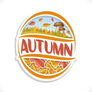 Vector logo for Autumn Stock Illustration