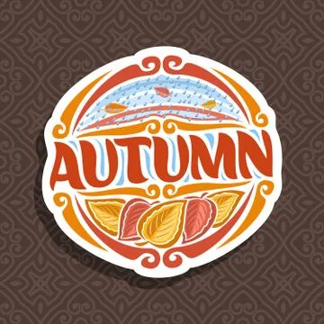 Vector logo for Autumn Stock Illustration