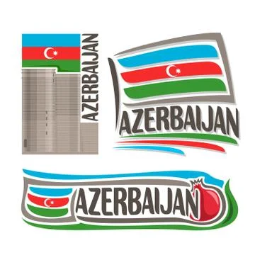 Vector logo for Azerbaijan Stock Illustration