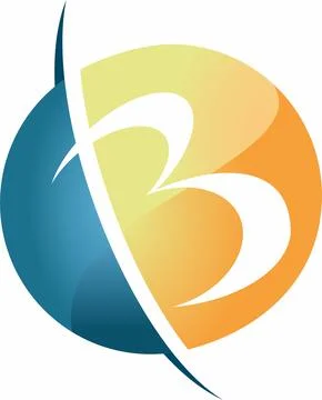 Vector logo B modern style Stock Illustration