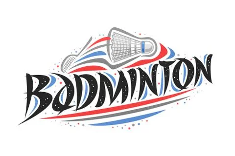 Vector logo for Badminton Stock Illustration