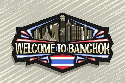 Vector logo for Bangkok Stock Illustration