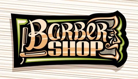 Vector logo for Barber Shop Stock Illustration