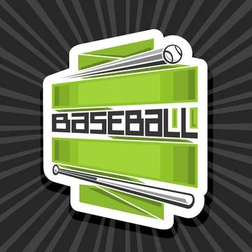 Vector logo for Baseball Stock Illustration