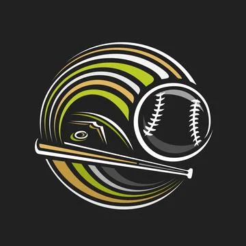 Vector logo for Baseball Stock Illustration
