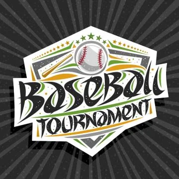 Vector logo for Baseball Tournament Stock Illustration
