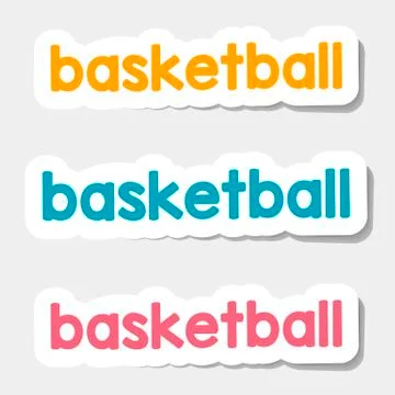 Vector logo basketball on a light background Free Stock Illustration