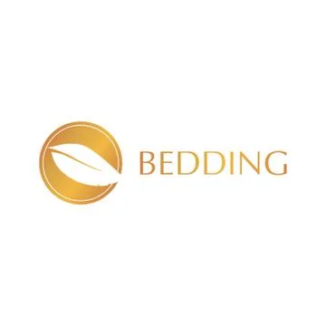 Vector logo of bed linen and bedding Stock Illustration