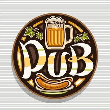 Vector logo for Beer Pub Stock Illustration