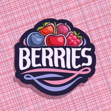 Vector logo for Berries Stock Illustration