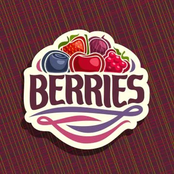 Vector logo for Berries Stock Illustration