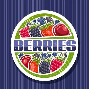 Vector logo for Berries Stock Illustration