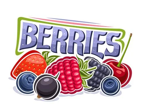 Vector logo for Berries Stock Illustration