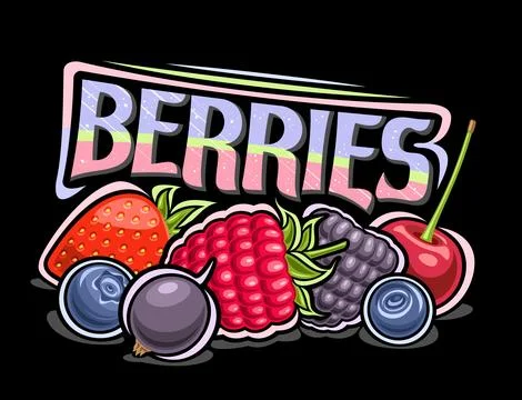 Vector logo for Berries Stock Illustration