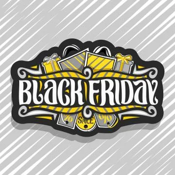 Vector logo for Black Friday Stock Illustration