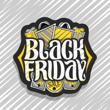 Vector logo for Black Friday Stock Illustration