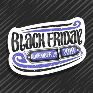 Vector logo for Black Friday Stock Illustration