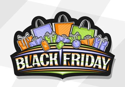Vector logo for Black Friday Stock Illustration