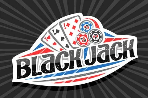 Vector logo for Blackjack Stock Illustration