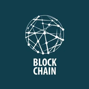 Vector logo blockchain Stock-Illustration