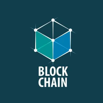 Vector logo blockchain Stock-Illustration