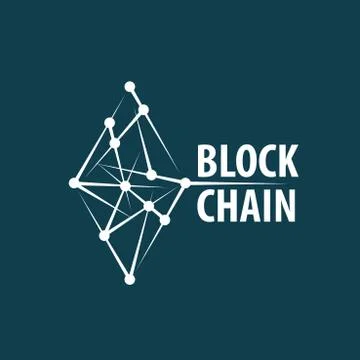 Vector logo blockchain Stock-Illustration