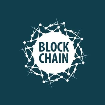 Vector logo blockchain Stock-Illustration