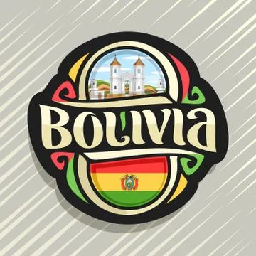 Vector logo for Bolivia Stock Illustration
