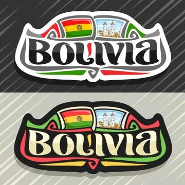 Vector logo for Bolivia Stock Illustration