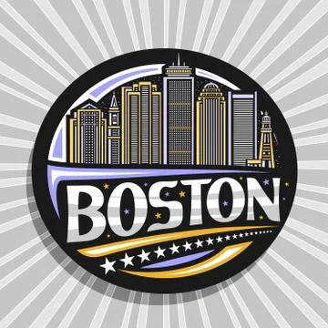 Vector logo for Boston Ilustración de archivo