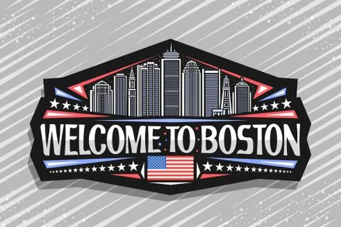 Vector logo for Boston Ilustración de archivo