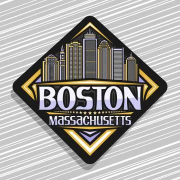 Vector logo for Boston Ilustración de archivo