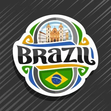 Vector logo for Brazil Stock Illustration