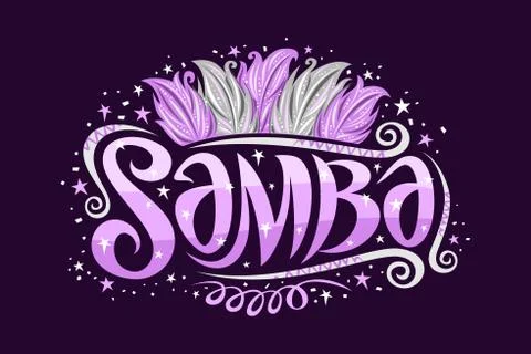 Vector logo for Brazilian Samba Stock-Illustration