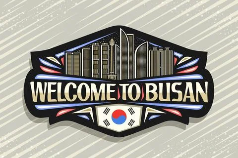 Vector logo for Busan Illustrazione stock