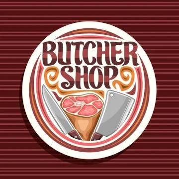 Vector logo for Butcher Shop Stock Illustration