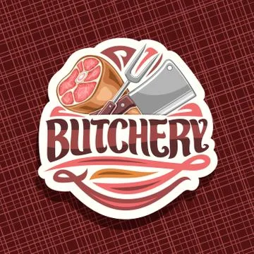 Vector logo for Butchery Stock Illustration