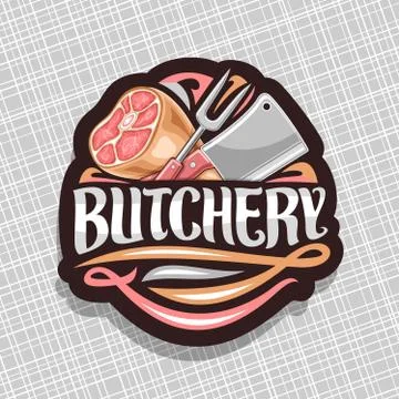 Vector logo for Butchery Stock Illustration