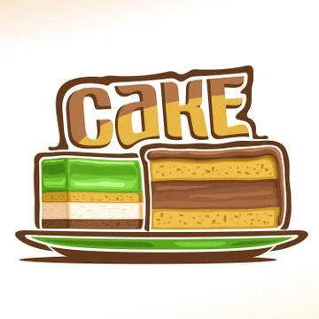 Vector logo for Cake Stock Illustration