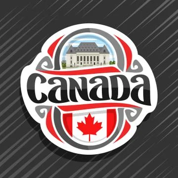 Vector logo for Canada Stock Illustration