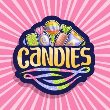 Vector logo for Candies Stock Illustration