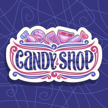 Vector logo for Candy Shop Stock Illustration