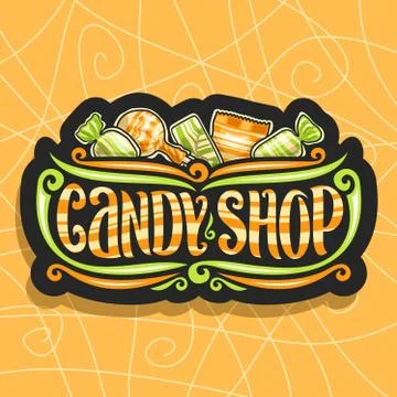 Vector logo for Candy Shop Stock Illustration
