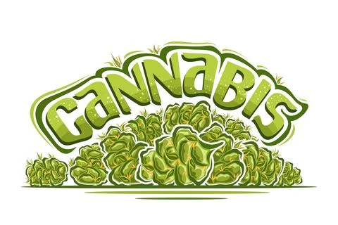 Vector logo for Cannabis Stock-Illustration