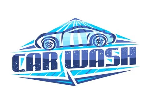 Vector logo for Car Wash Stock Illustration