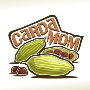 Vector logo for Cardamom Stock Illustration