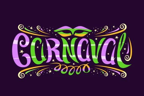 Vector logo for Carnaval Stock Illustration